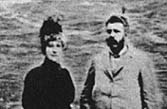 George and Marguerite Westinghouse at Niagara Falls, circa 1895