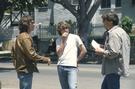 Director Cameron Crowe with Billy Crudup and Patrick Fugit
